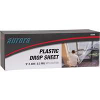 Drop sheet, 400' L x 9' W, Plastic KQ208 | Meunier Outillage Industriel