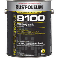 9100 System DTM Epoxy Mastic Standard 250 VOC Activator, Gallon Meunier Outillage Industriel
