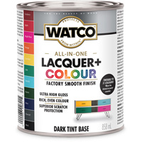 Composant de base fonc&eacute; pour finition laqu&eacute;e + couleur tout-en-un Watco, 946 ml, Base &agrave; teinte fonc&eacute;e, Tr&egrave;s brillant Meunier Outillage Industriel
