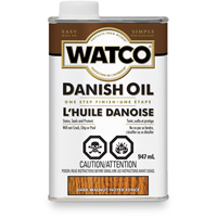 Huile danoise Watco, 947 ml, Noyer fonc&eacute;, Transparent Meunier Outillage Industriel