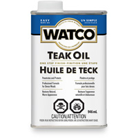 Huile de teck Watco, 946 ml, Transparent, Transparent Meunier Outillage Industriel