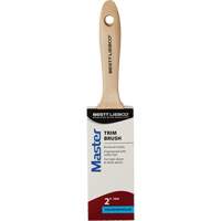 Pinceau pour garnitures Master, Poly/nylon, Manche Bois, Largeur de 2" Meunier Outillage Industriel