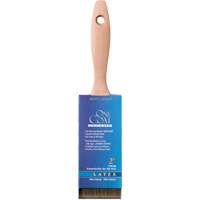 Pinceau pour murs et garnitures 100% One Coat, Polyester, Manche Bois, Largeur de 2" Meunier Outillage Industriel