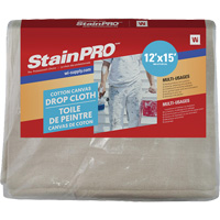 StainPro™ Drop Sheet, 15' L x 12' W, Cloth KR704 | Meunier Outillage Industriel