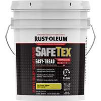 Rev&ecirc;tement d'acrylique SafeTex Easy-Tread, 4 gal., &agrave; l'eau, Plat/Textur&eacute;, Jaune Meunier Outillage Industriel