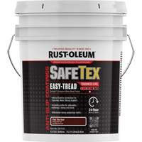 Rev&ecirc;tement d'acrylique SafeTex Easy-Tread, 4 gal., &agrave; l'eau, Plat/Textur&eacute;, Rouge Meunier Outillage Industriel
