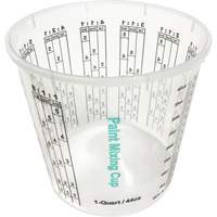 Gobelet en plastique pour m&eacute;lange de peinture, 1,25 L Meunier Outillage Industriel
