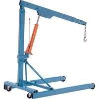 Portable Floor Cranes, 8' Lift, 2000 lbs. (1 tons), 82-1/2" Arm, 69-1/4" H LA567 | Meunier Outillage Industriel