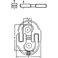 Alloy Connecting Links Meunier Outillage Industriel
