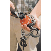 Series 602 Mini Ratchet Lever Hoist, 5' Lift, 550 lbs. (0.275 tons) Capacity, Steel Chain Meunier Outillage Industriel