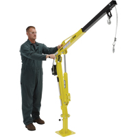 Winch Operated Truck Jib Crane, 500 lbs. (0.25 tons) Capacity, 102' Max. Clearance LU494 | Meunier Outillage Industriel