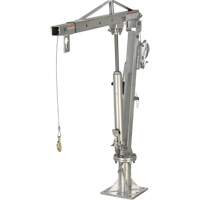 Winch Operated Truck Jib Crane, 1000 lbs. (0.5 tons) Capacity, 97" Max. Clearance LU497 | Meunier Outillage Industriel
