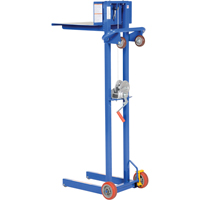 Platform Lift Stacker, Hand Winch Operated, 400 lbs. Capacity, 58" Max Lift LU506 | Meunier Outillage Industriel