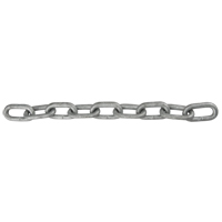 Straight Link Chain, Low Carbon Steel, 1" x 100' (30.4 m) L, Grade 30, 17900 lbs. (8.95 tons) Load Capacity Meunier Outillage Industriel