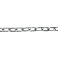 Straight Link Chain, Low Carbon Steel, 1/4" x 140' (42.7 m) L, Grade 30, 1300 lbs. (0.65 tons) Load Capacity Meunier Outillage Industriel