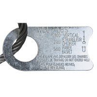 Wire Rope Lifting Sling - Eye & Eye Galvanized Meunier Outillage Industriel