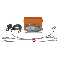 Tirfor&reg; Wire Rope Hoist TU32 Rescue Kit, 5/8" Wire Diameter, 8000  lbs. (4 tons) Capacity Meunier Outillage Industriel