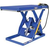Hydraulic Scissor Lift Table, Steel, 60" L x 30" W, 3000 lbs. Cap. LV465 | Meunier Outillage Industriel