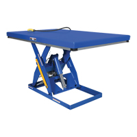 Hydraulic Scissor Lift Table, Steel, 48" L x 24" W, 3000 lbs. Cap. LV464 | Meunier Outillage Industriel