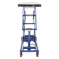 Pneumatic Hydraulic Scissor Lift Table, Steel, 35-1/2" L x 20" W, 800 lbs. Cap. LV478 | Meunier Outillage Industriel