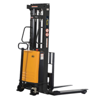 Gerbeur pour chariot &eacute;l&eacute;vateur, Fonctionnement &eacute;lectrique, Capacit&eacute; 2000 lb, Lev&eacute;e max 118" Meunier Outillage Industriel