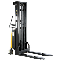 Gerbeur pour chariot &eacute;l&eacute;vateur, Fonctionnement &eacute;lectrique, Capacit&eacute; 2000 lb, Lev&eacute;e max 118" Meunier Outillage Industriel