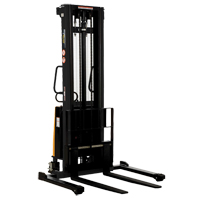 Fork Lift Stacker, Electric Operated, 2000 lbs. Capacity, 137" Max Lift Meunier Outillage Industriel