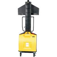 Narrow Mast Powered Lift Stacker, Electric Operated, 1500 lbs. Capacity, 63" Max Lift Meunier Outillage Industriel