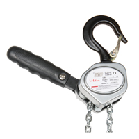 Mini Lever Hoist, 5' Lift, 500 lbs. (0.25 tons) Capacity, Zinc Plated Chain Meunier Outillage Industriel
