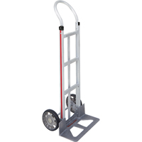 Knocked Down Hand Truck, Continuous Handle, Aluminum, 48" Height, 500 lbs. Capacity Meunier Outillage Industriel