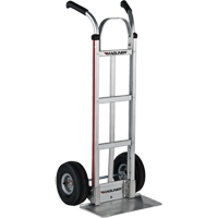 Knocked Down Hand Truck, Dual Handle, Aluminum, 48" Height, 500 lbs. Capacity Meunier Outillage Industriel