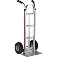 Knocked Down Hand Truck, Dual Handle, Aluminum, 48" Height, 500 lbs. Capacity Meunier Outillage Industriel