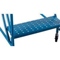 CSA-Certified Rolling Step Ladder with Locking Step, 8 Steps, 30" Step Width, 72" Platform Height, Steel Meunier Outillage Industriel