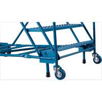 CSA-Certified Rolling Step Ladder with Locking Step, 8 Steps, 30" Step Width, 72" Platform Height, Steel Meunier Outillage Industriel
