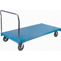 Heavy-Duty Platform Truck, 72" L x 36" W, 2000 lbs. Capacity, Rubber Casters Meunier Outillage Industriel