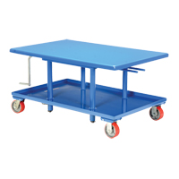 Table &eacute;l&eacute;vatrice &agrave; montant, 42" lo x 30" la, Acier, Capacit&eacute; 2000 lb Meunier Outillage Industriel