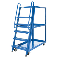 Chariot &agrave; cueillette, Acier, 27-7/8" la x 56-1/8" p, 3 tablettes, Capacit&eacute; 1000 lb Meunier Outillage Industriel