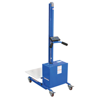 Quick Lift Platform Stacker, Electric Operated, 175 lbs. Capacity, 57" Max Lift Meunier Outillage Industriel