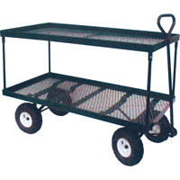 Double Deck Wagon, 24" W x 48" L, 600 lbs. Capacity MH239 | Meunier Outillage Industriel