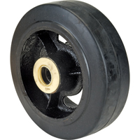 Rubber Wheels, 6" (152 mm) Dia. x 2" (51 mm) W, 550 lbs. (249 kg.) Capacity MH296 | Meunier Outillage Industriel