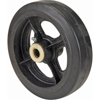 Rubber Wheels, 8" (203 mm) Dia. x 2" (51 mm) W, 600 lbs. (272 kg.) Capacity MH297 | Meunier Outillage Industriel