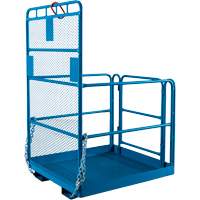 Nacelle &eacute;l&eacute;vatrice pour travail en hauteur, 48" x 48" x 72" h, Capacit&eacute; de 1000 lb, Acier Meunier Outillage Industriel