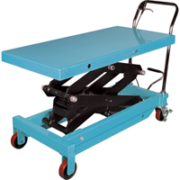 Heavy-Duty Hydraulic Scissor Lift Table, 48" L x 24" W, Steel, 1545 lbs. Capacity Meunier Outillage Industriel