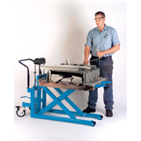 Hydraulic Skid Scissor Lift/Table, 42-1/2" L x 20-1/2" W, Steel, 1000 lbs. Capacity Meunier Outillage Industriel