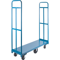 U-Boat Platform Truck, 60" L x 18" W, 1500 lbs. Capacity, Rubber Casters Meunier Outillage Industriel