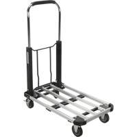 Foldable Platform Trucks, Aluminum, 300 lbs., 28" L x 16" W, 32" High Meunier Outillage Industriel