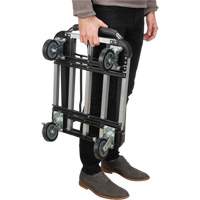 Foldable Platform Trucks, Aluminum, 300 lbs., 28" L x 16" W, 32" High Meunier Outillage Industriel