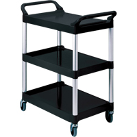 Chariot de service, 3 tiers, 19" x 38" x 34", Capacit&eacute; 200 lb Meunier Outillage Industriel