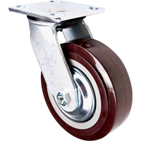 Caster, Swivel, 6" (152.4 mm), Polyurethane, 850 lbs. (385 kg.) Meunier Outillage Industriel