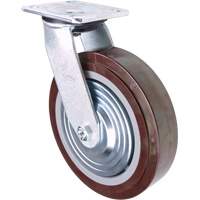 Caster, Swivel, 8" (203.2 mm), Polyurethane, 1000 lbs. (453.6 kg.) Meunier Outillage Industriel